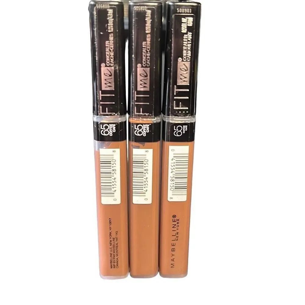 Lot of 3 65 Coffee Maybelline Fit Me! Concealer Concealers